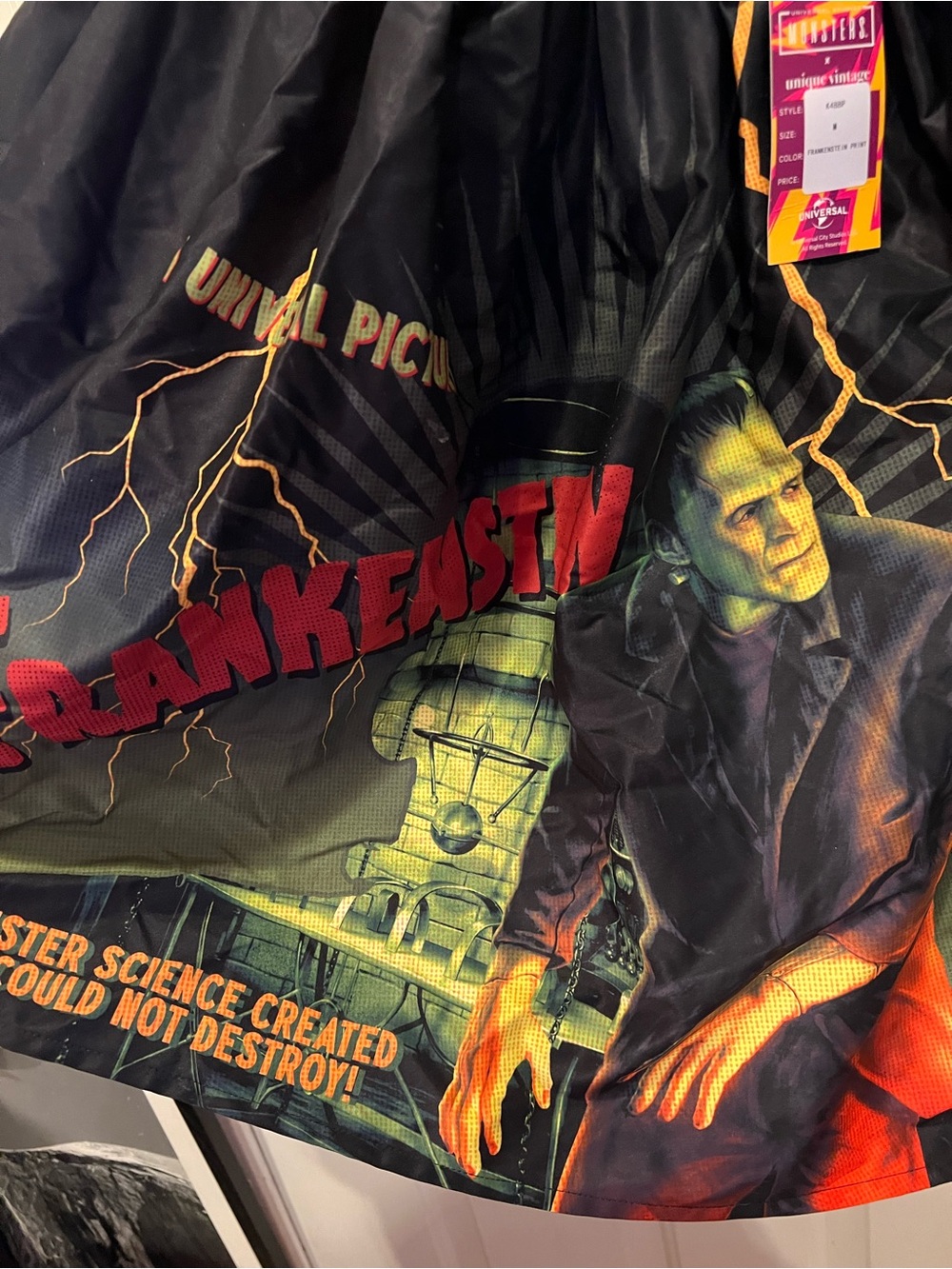 Unique Vintage x Monsters Frankenstein Skirt - Picture 2 of 2